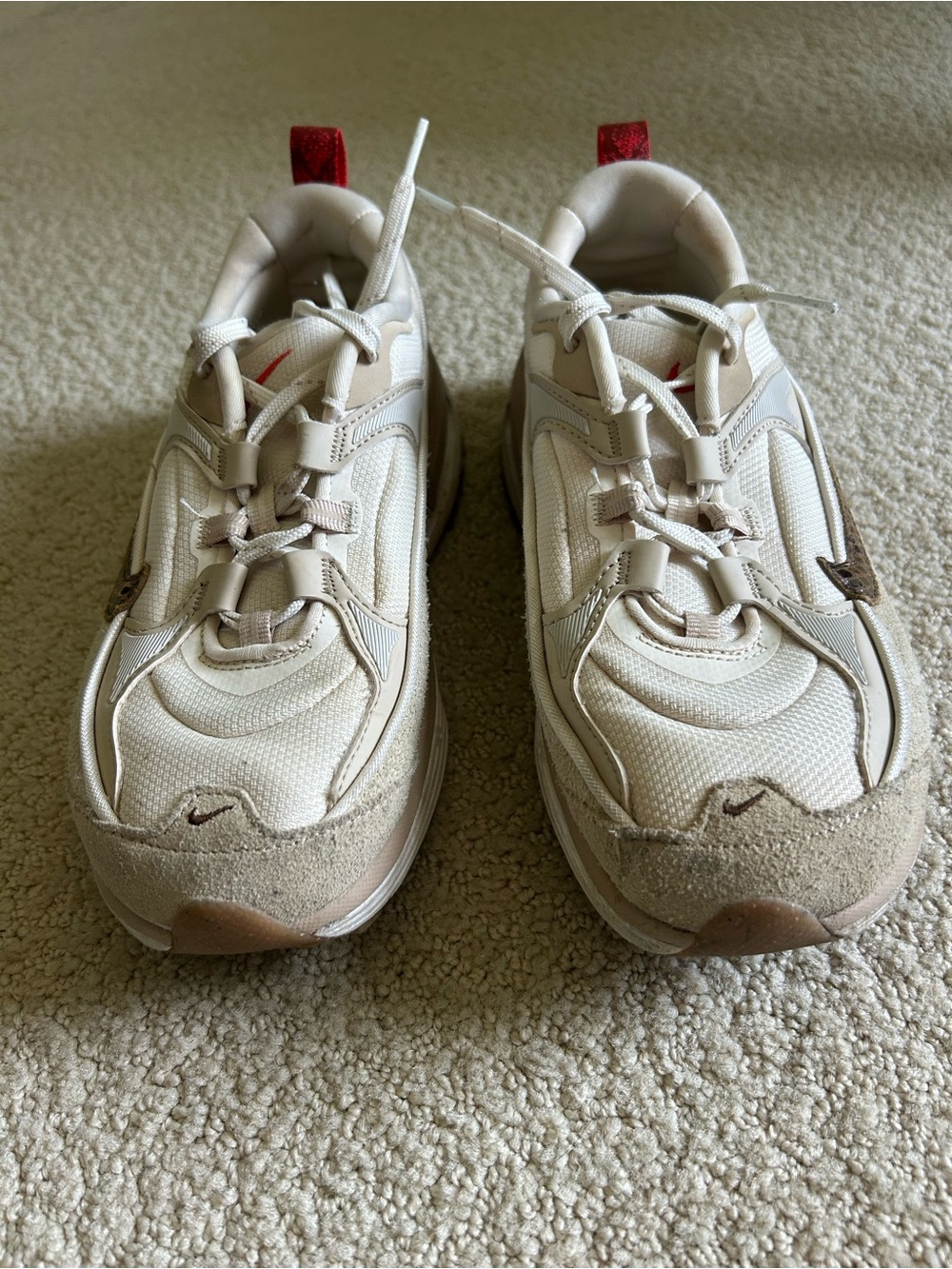 NIKE Women’s Air Max Pale Ivory with Snakeskin Swoosh
